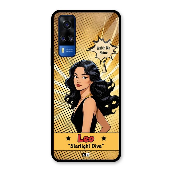 Diva Leo Glass Back Case for Vivo Y51A