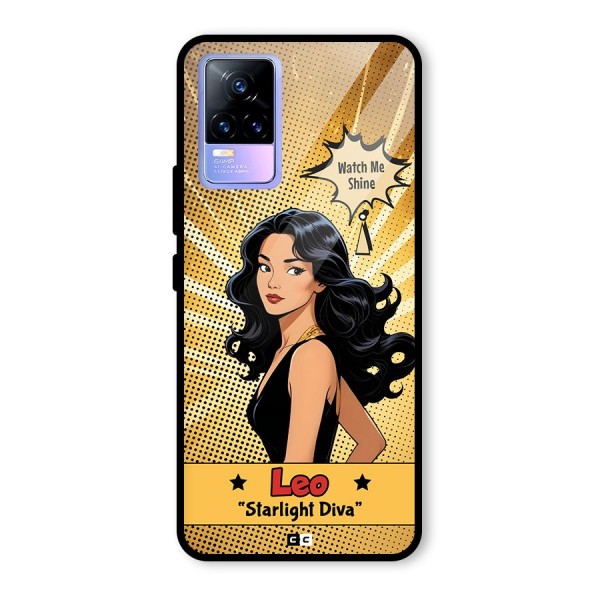 Diva Leo Glass Back Case for Vivo Y73