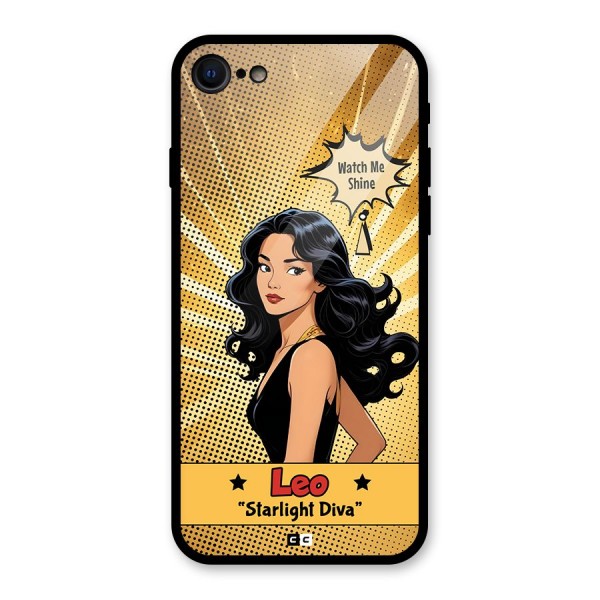 Diva Leo Glass Back Case for iPhone SE 2022