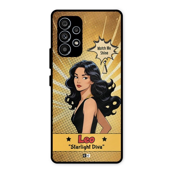Diva Leo Metal Back Case for Galaxy A53 5G