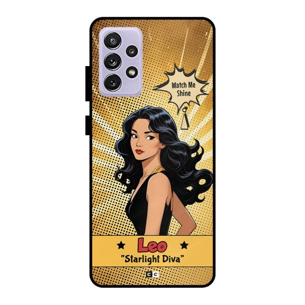 Diva Leo Metal Back Case for Galaxy A72