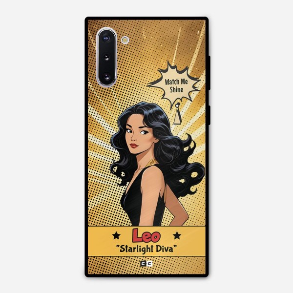Diva Leo Metal Back Case for Galaxy Note 10
