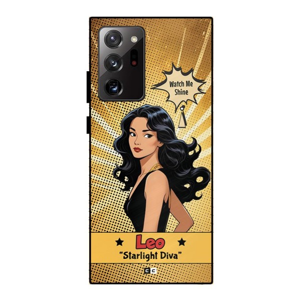 Diva Leo Metal Back Case for Galaxy Note 20 Ultra