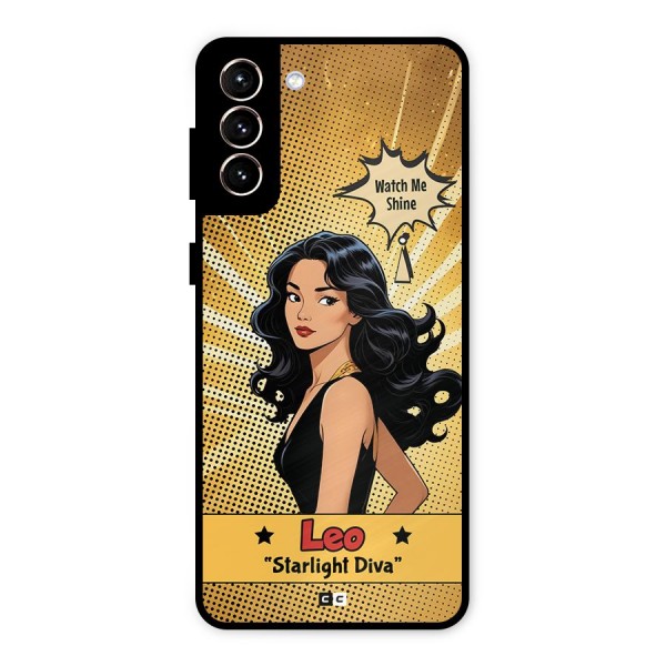Diva Leo Metal Back Case for Galaxy S21 Plus