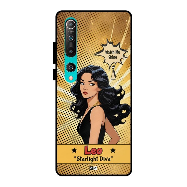 Diva Leo Metal Back Case for Mi 10