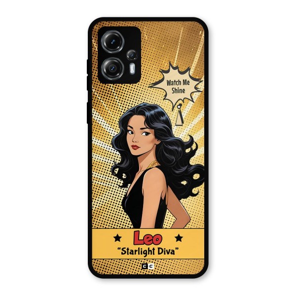Diva Leo Metal Back Case for Moto G13