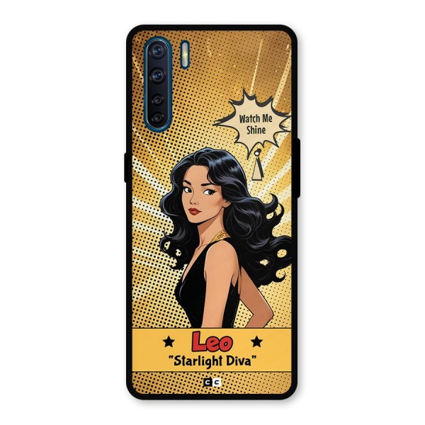 Diva Leo Metal Back Case for Oppo F15