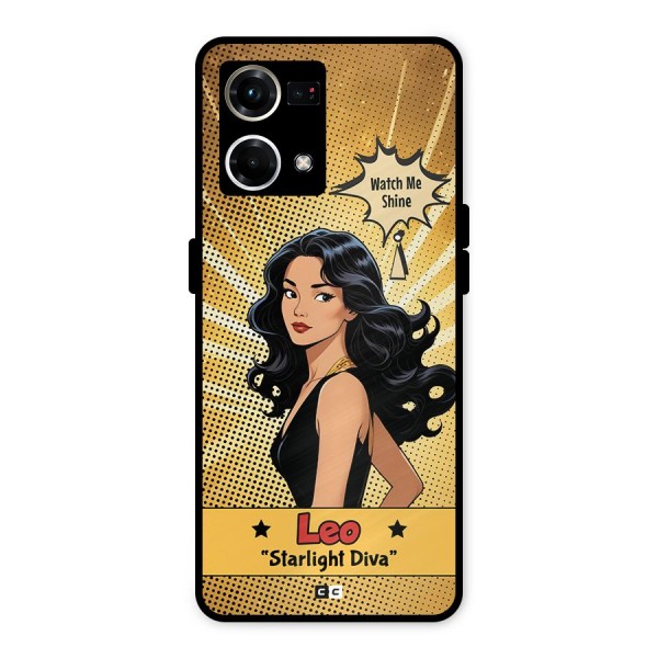 Diva Leo Metal Back Case for Oppo F21s Pro 4G