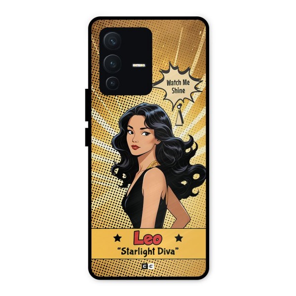 Diva Leo Metal Back Case for Vivo V23 5G