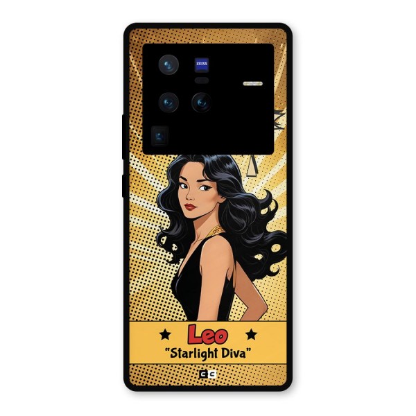 Diva Leo Metal Back Case for Vivo X80 Pro