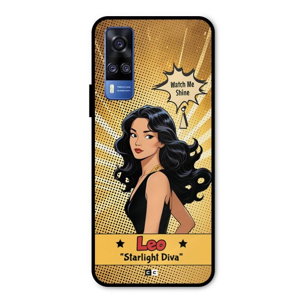 Diva Leo Metal Back Case for Vivo Y51A
