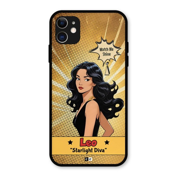 Diva Leo Metal Back Case for iPhone 11