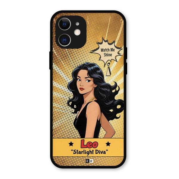 Diva Leo Metal Back Case for iPhone 12