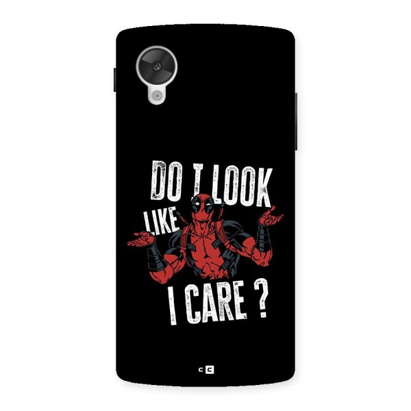 Do I Care Back Case for Google Nexus 5