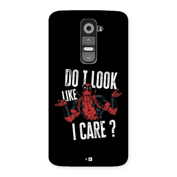 Do I Care Back Case for LG G2