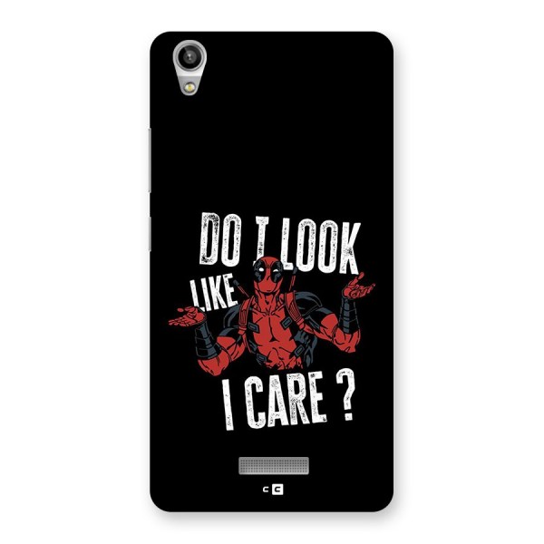 Do I Care Back Case for Lava Pixel V1