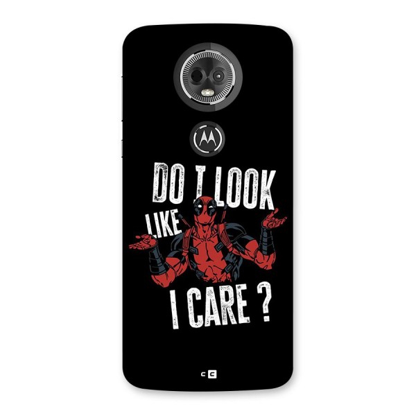 Do I Care Back Case for Moto E5 Plus