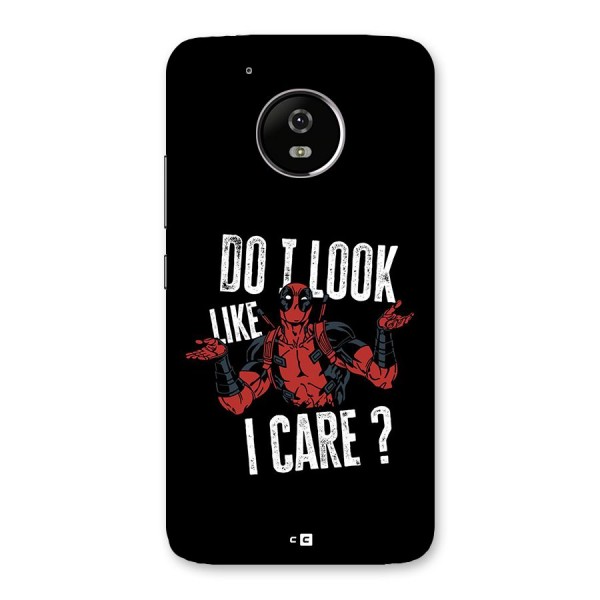 Do I Care Back Case for Moto G5