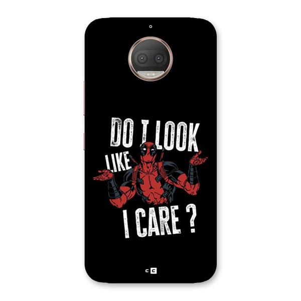 Do I Care Back Case for Moto G5s Plus