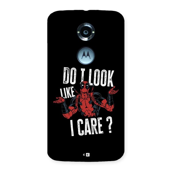 Do I Care Back Case for Moto X2