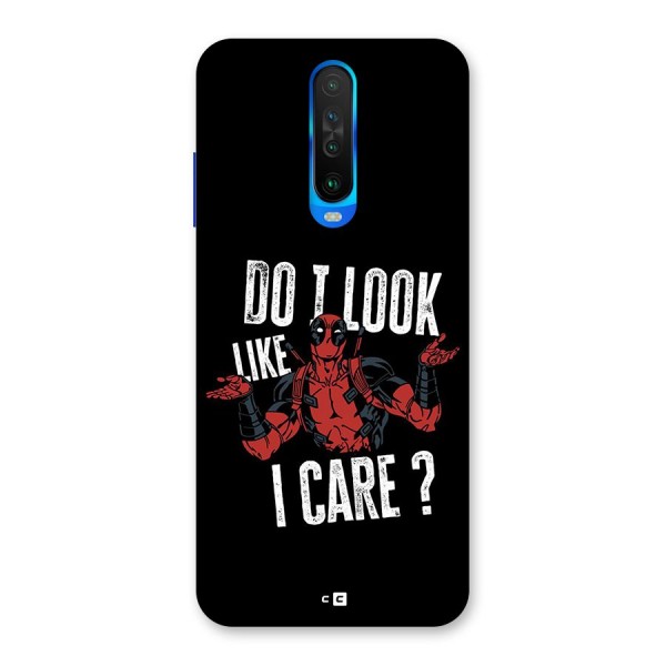 Do I Care Back Case for Poco X2