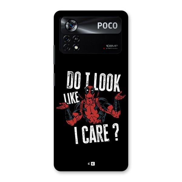 Do I Care Back Case for Poco X4 Pro 5G
