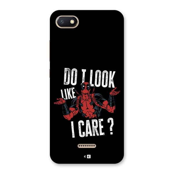 Do I Care Back Case for Redmi 6A