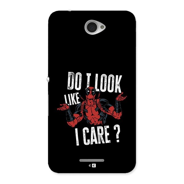 Do I Care Back Case for Xperia E4