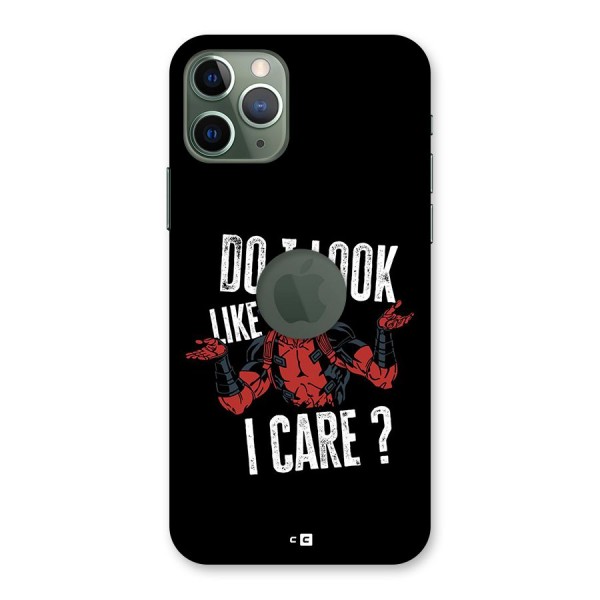 Do I Care Back Case for iPhone 11 Pro Logo Cut