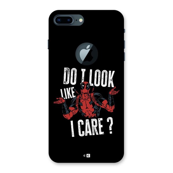 Do I Care Back Case for iPhone 7 Plus Logo Cut