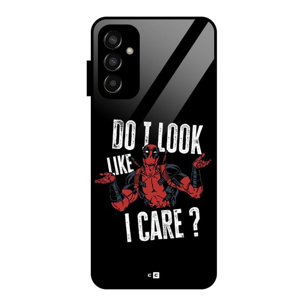 Do I Care Glass Back Case for Galaxy F13