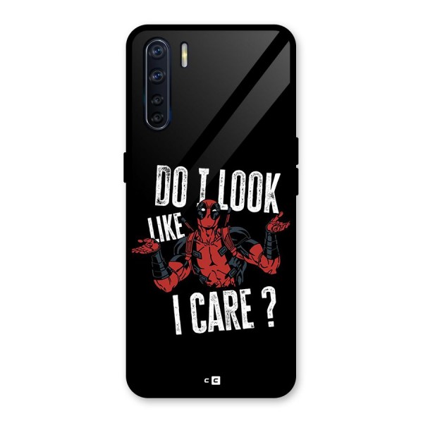 Do I Care Glass Back Case for Oppo F15