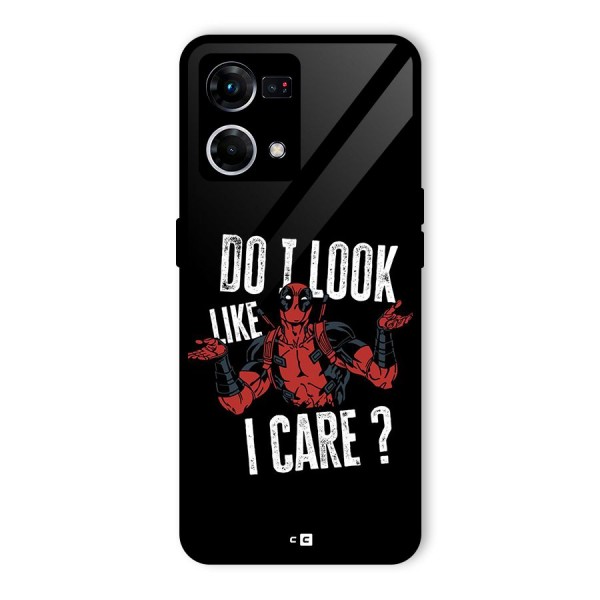 Do I Care Glass Back Case for Oppo F21s Pro 4G