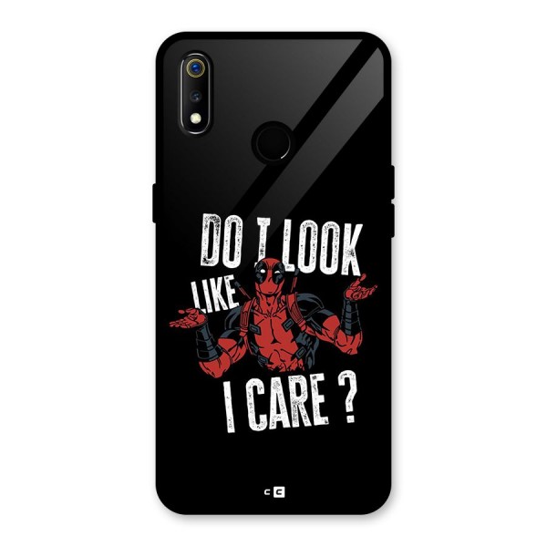 Do I Care Glass Back Case for Realme 3