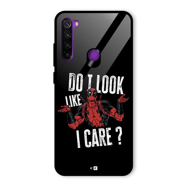 Do I Care Glass Back Case for Redmi Note 8