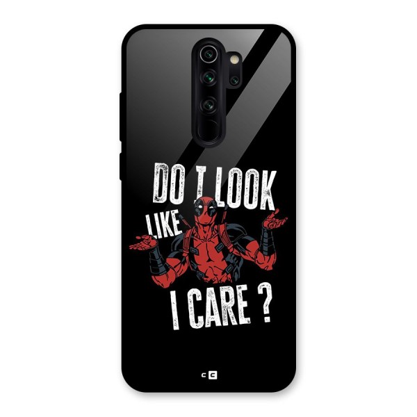 Do I Care Glass Back Case for Redmi Note 8 Pro