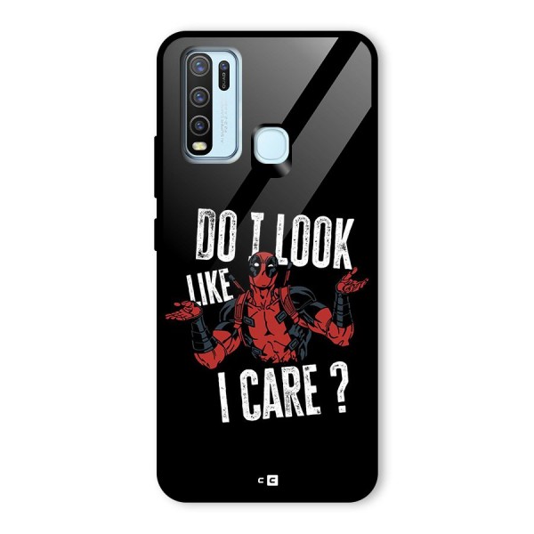 Do I Care Glass Back Case for Vivo Y30