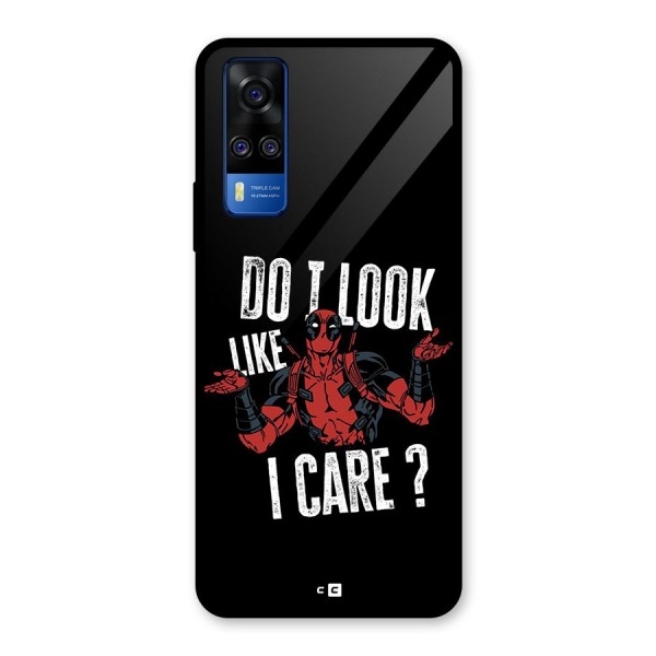 Do I Care Glass Back Case for Vivo Y51