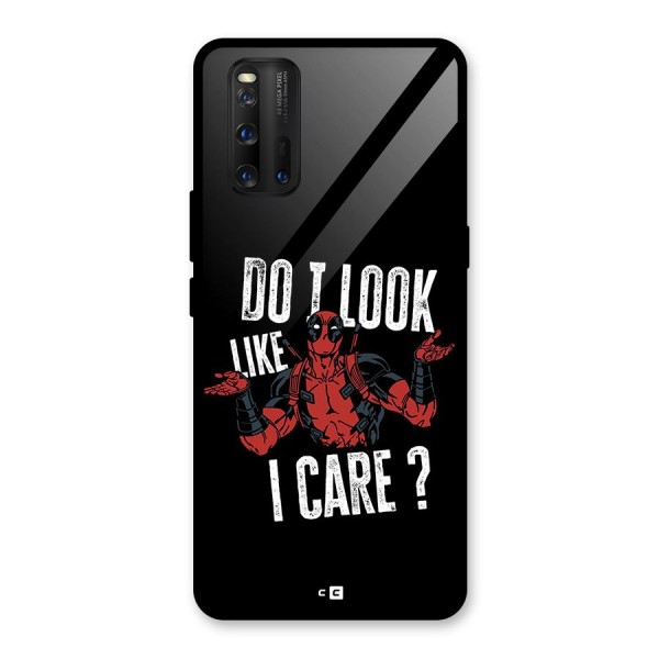 Do I Care Glass Back Case for Vivo iQOO 3