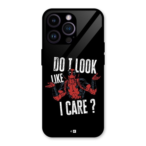 Do I Care Glass Back Case for iPhone 14 Pro Max