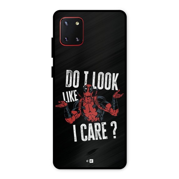 Do I Care Metal Back Case for Galaxy Note 10 Lite