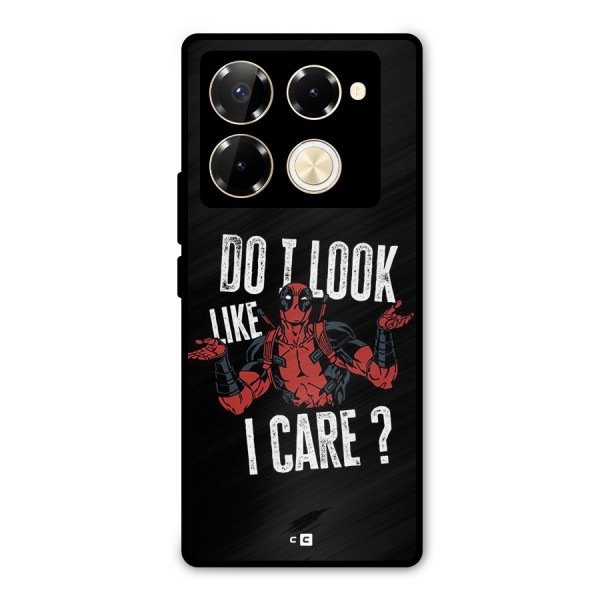 Do I Care Metal Back Case for Infinix Note 40 Pro