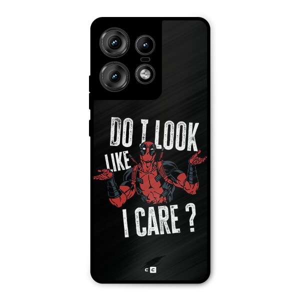 Do I Care Metal Back Case for Motorola Edge 50 Pro