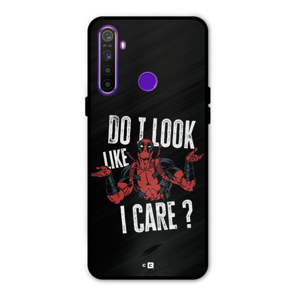Do I Care Metal Back Case for Realme 5