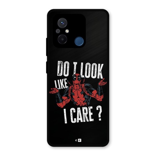 Do I Care Metal Back Case for Redmi 12C