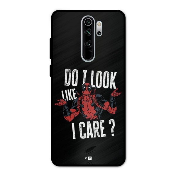 Do I Care Metal Back Case for Redmi Note 8 Pro