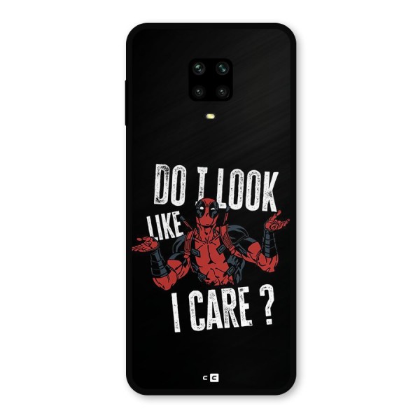 Do I Care Metal Back Case for Redmi Note 9 Pro Max