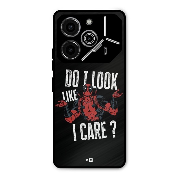 Do I Care Metal Back Case for Tecno Pova 6 Pro