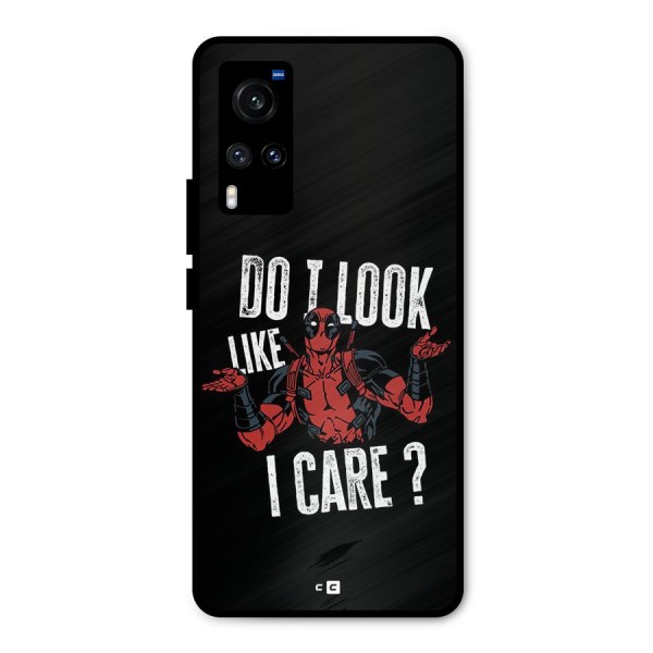 Do I Care Metal Back Case for Vivo X60