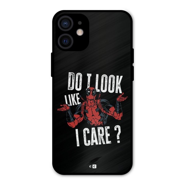 Do I Care Metal Back Case for iPhone 12 Mini